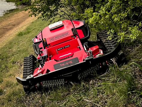 remote controlled mowers steep slope